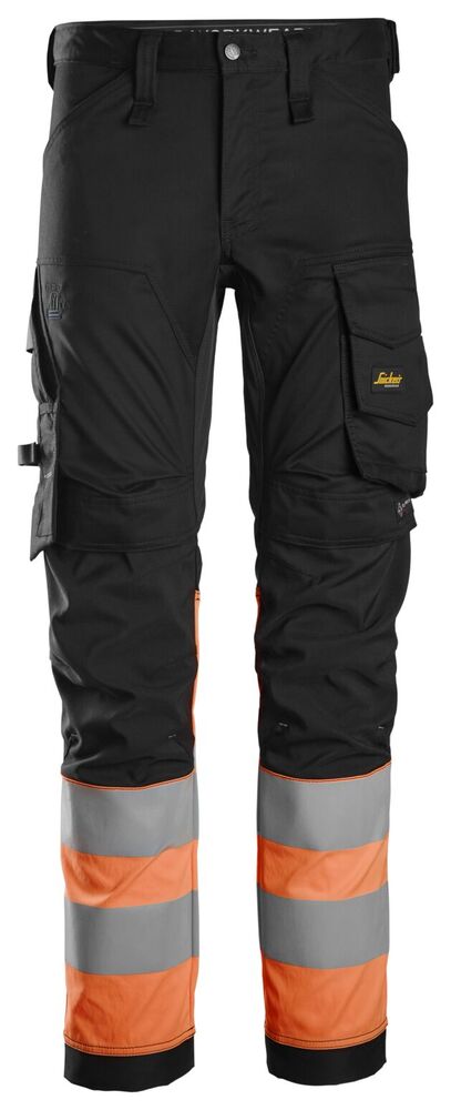 Snickers High-Vis, Klasse 1 Stretch Werkbroek 6334
