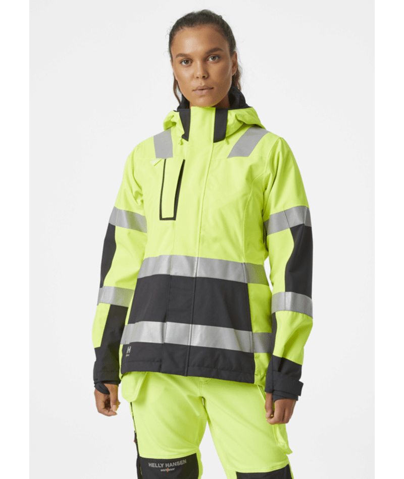 HELLY HANSEN W LUNA HI VIS SHELL JACKET 71294