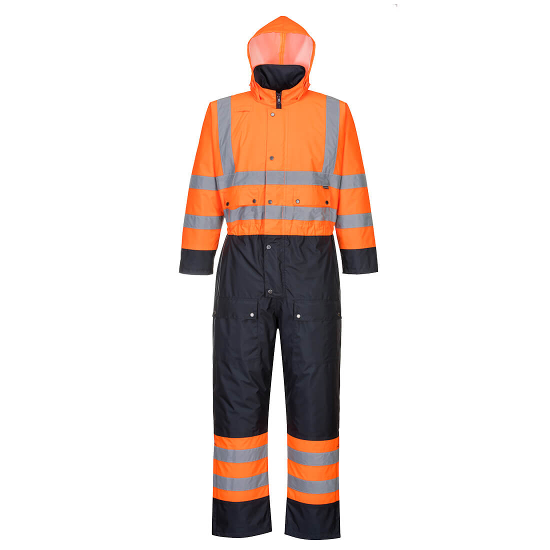 Hi-Vis Tweekleuren Overall - Gevoerd