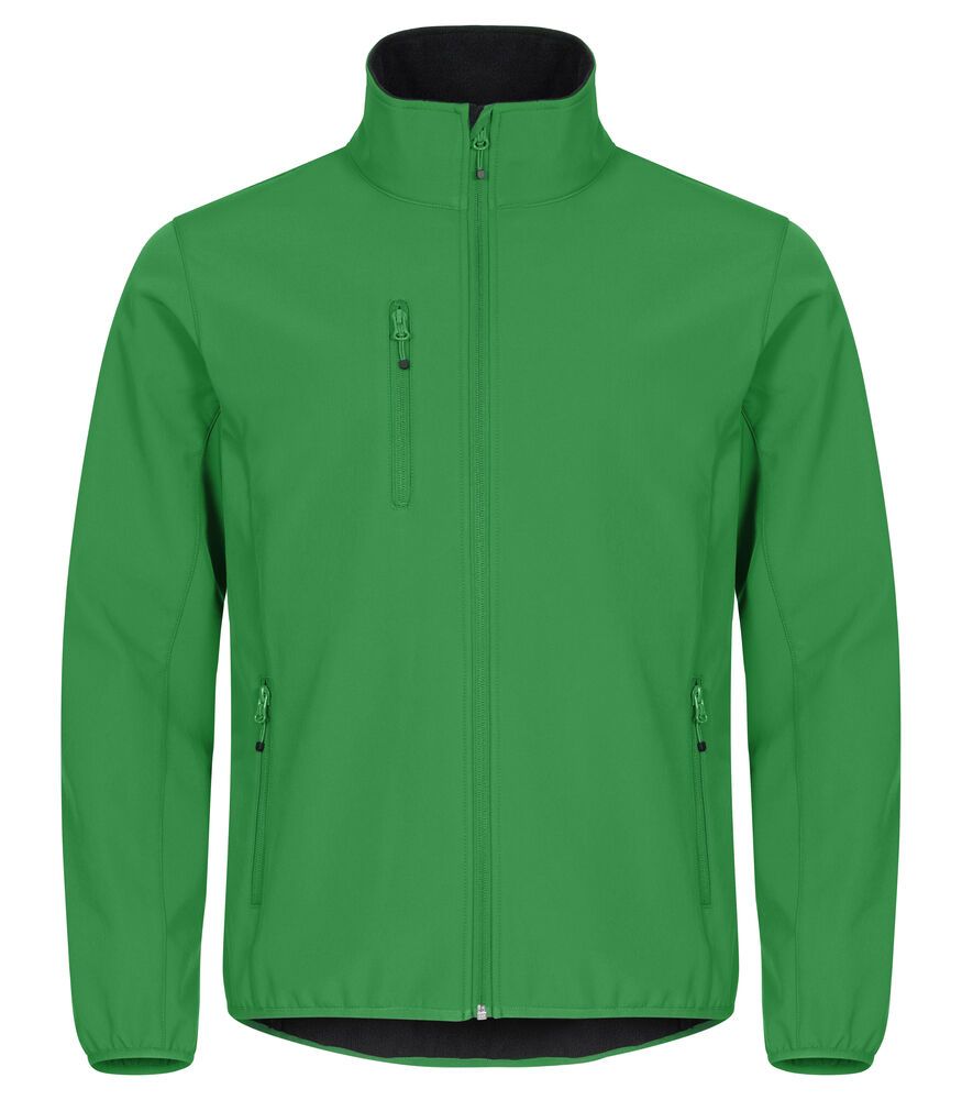Classic softshell jacket heren appelgroen xs