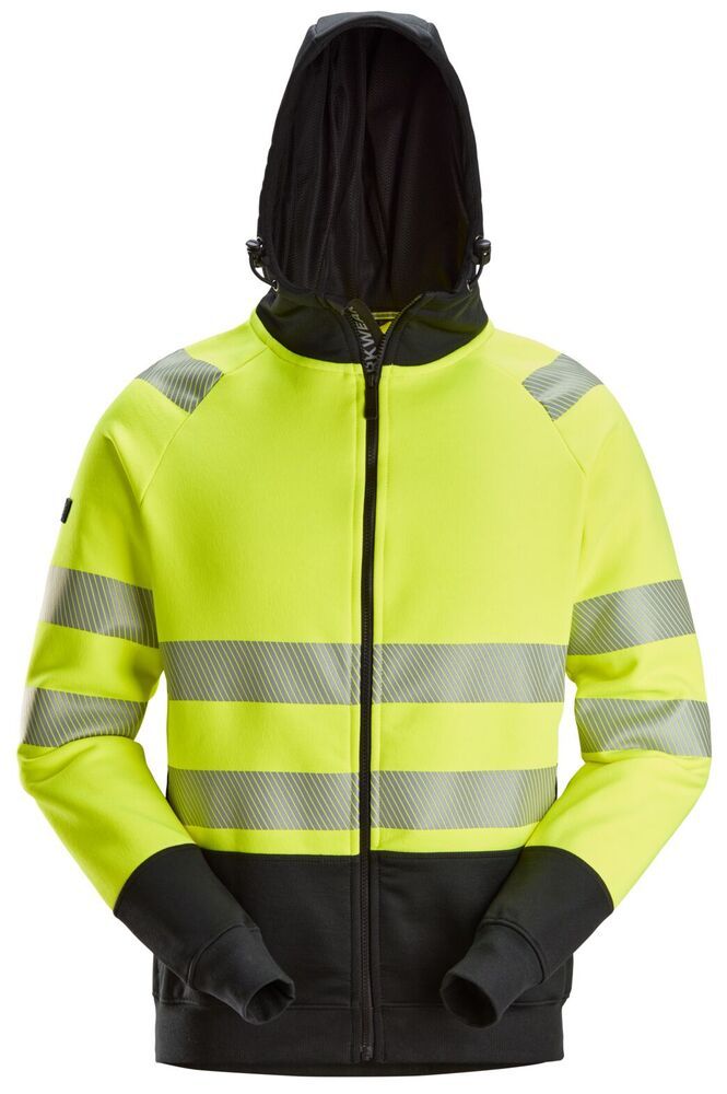Snickers High-Vis Klasse 2, Hoodie met Rits 2839
