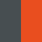 dark grey/orange