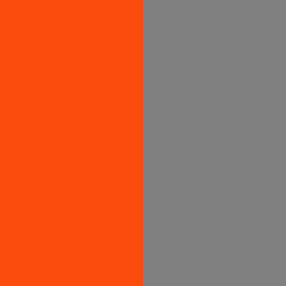 high vis oranje/medium grijs
