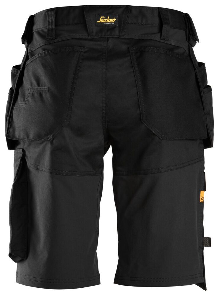 Snickers AllroundWork, Stretch Loose fit Korte Werkbroek met holsterzakken 6151