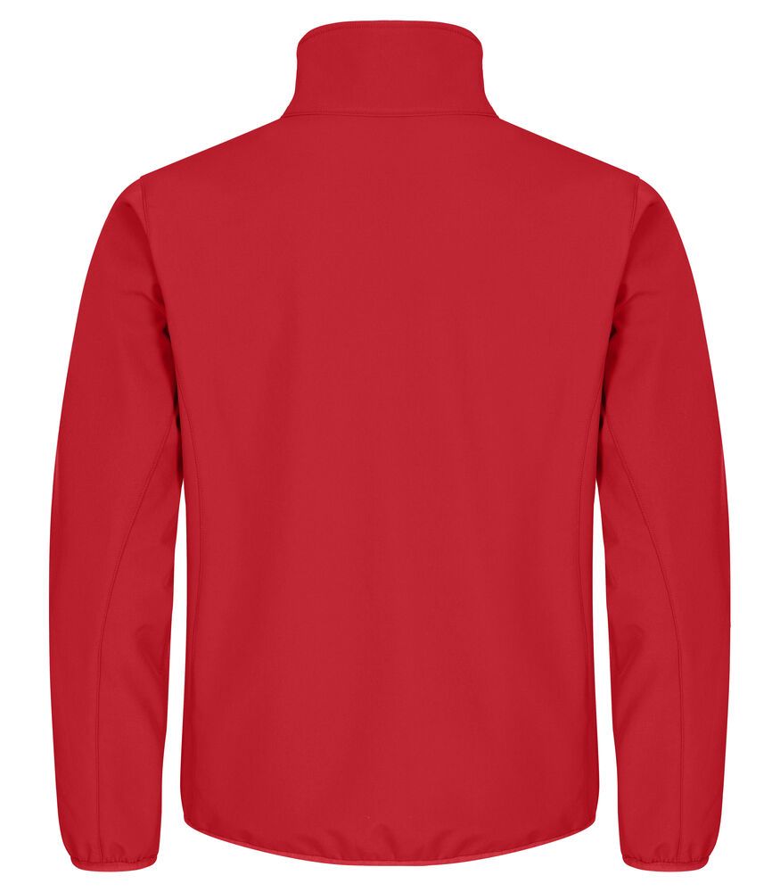 Classic softshell jacket heren rood xs