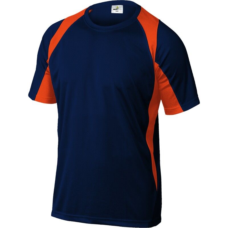 T-SHIRT BALI MARINE/ORANJE M Delta Plus