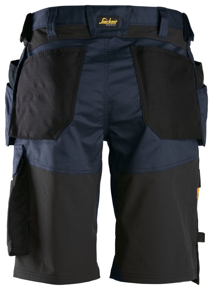Snickers AllroundWork, Stretch Loose fit Korte Werkbroek met holsterzakken 6151