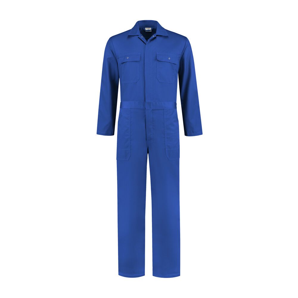 Overall polyester/katoen korenblauw maat 44
